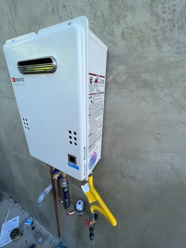 Tankless water heater installation for Edgerton homes